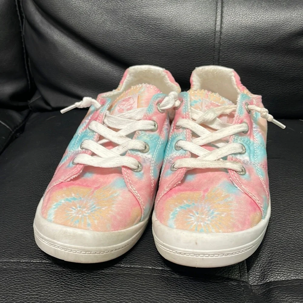 Roxy Bayshore III Tie Dye Women’s Sneaker size 10 - Picture 1 of 7